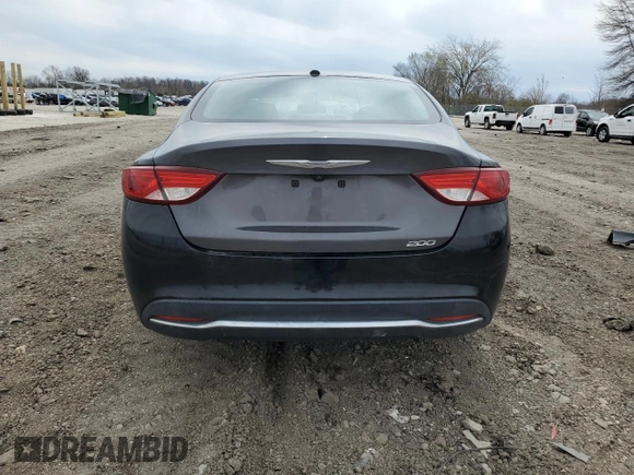 2015 Chrysler 200 Limited with VIN 1C3CCCAB5FN747342, listed as a Copart auction lot 53182605 with 132,566 mi miles and Salvage Title. Bid and sale history available at DreamBid. Image 6.