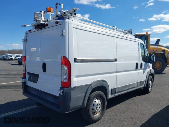 2018 Ram ProMaster Cargo with VIN 3C6TRVAG5JE150312, listed as a IAAI auction lot 41388605 with 88,794 mi miles and . Bid and sale history available at DreamBid. Image 4.