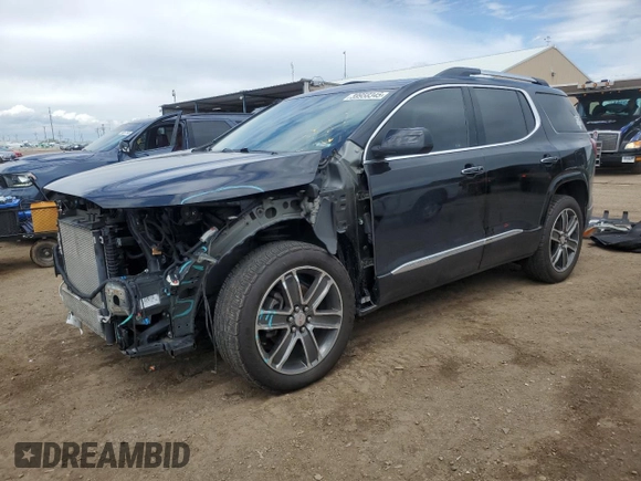 2018 GMC Acadia Denali with VIN 1GKKNXLSXJZ198250, listed as a Copart auction lot 59958345 with 59,811 mi miles and Salvage title. Bid and sale history available at DreamBid. Image 1.