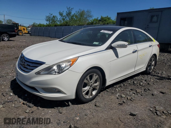 2012 Hyundai Sonata Limited with VIN 5NPEC4AC0CH434116, listed as a Copart auction lot 55217325 with 128,011 mi miles and Salvage Title. Bid and sale history available at DreamBid. Image 1.