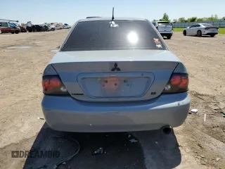 2005 Mitsubishi Lancer ES with VIN JA3AJ26E65U054420, listed as a Copart auction lot 52206935 with 187,277 mi miles and Salvage Title. Bid and sale history available at carsss.com. Image 6.