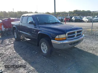 2001 Dodge Dakota Sport with VIN 1B7GG2AN81S162643, listed as a IAAI auction lot 41714546 with 157,489 mi miles. Bid and sale history available at carsss.com. Image 1.