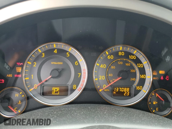 2006 Infiniti FX35 with VIN JNRAS08W06X206264, listed as a Copart auction lot 79612294 with 137,088 mi miles and Salvage Title. Bid and sale history available at carsss.com. Image 9.