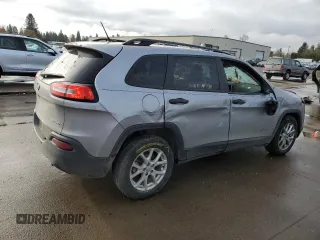 2016 Jeep Cherokee Sport with VIN 1C4PJLAB0GW189379, listed as a Copart auction lot 52239555 with 142,699 mi miles and Salvage title. Bid and sale history available at DreamBid. Image 3.