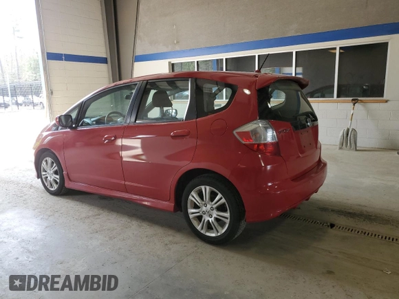 2009 Honda Fit Sport with VIN JHMGE884X9C001544, listed as a Copart auction lot 51390295 with 169,432 mi miles and Salvage Title. Bid and sale history available at carsss.com. Image 2.