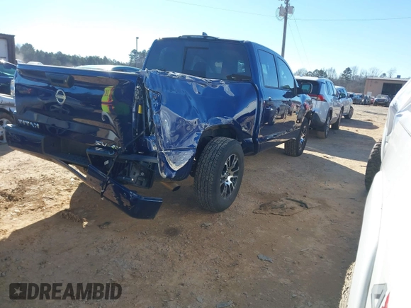 2024 Nissan Titan SV with VIN 1N6AA1EC7RN111913, listed as a IAAI auction lot 41365570 with 8,442 mi miles and . Bid and sale history available at DreamBid. Image 4.