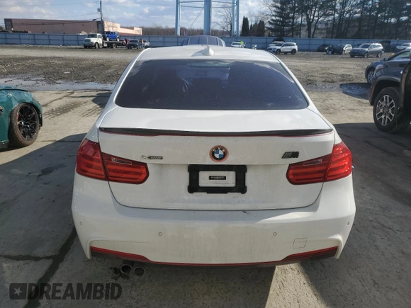 2013 BMW 3 Series 328i xDrive with VIN WBA3B5C54DF592272, listed as a Copart auction lot 43229765 with 134,360 mi miles and Salvage Title. Bid and sale history available at carsss.com. Image 6.
