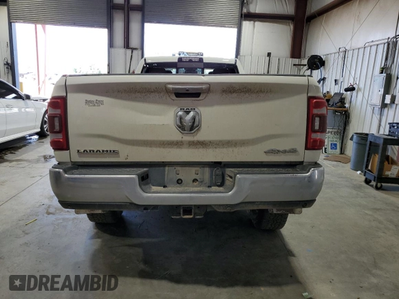 2020 Ram 3500 Laramie with VIN 3C63R3JL3LG102994, listed as a Copart auction lot 57411184 with 0 mi miles and Salvage Title. Bid and sale history available at carsss.com. Image 6.