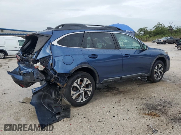 2020 Subaru Outback Limited with VIN 4S4BTANC3L3109138, listed as a Copart auction lot 58858545 with 38,373 mi miles and Salvage title. Bid and sale history available at DreamBid. Image 3.