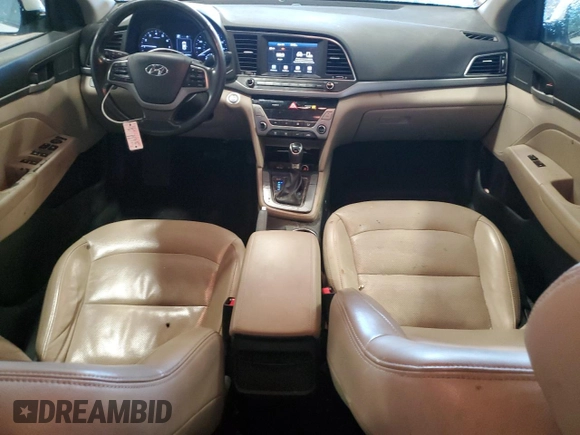 2017 Hyundai Elantra SE with VIN 5NPD84LF2HH120849, listed as a Copart auction lot 54703255 with 80,335 mi miles and Salvage Title. Bid and sale history available at DreamBid. Image 8.