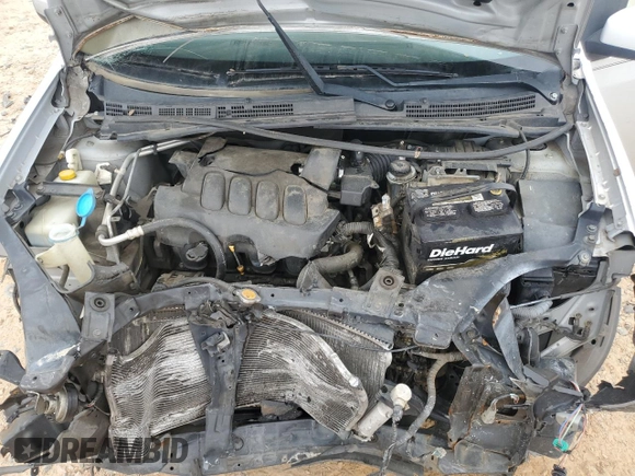 2012 Nissan Sentra SR with VIN 3N1AB6AP7CL776584, listed as a Copart auction lot 59585435 with 121,660 mi miles and Salvage title. Bid and sale history available at DreamBid. Image 11.