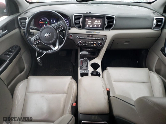 2017 Kia Sportage EX with VIN KNDPN3AC0H7237407, listed as a Copart auction lot 42774995 with 192,611 mi miles and Salvage Title. Bid and sale history available at carsss.com. Image 8.