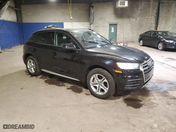 2018 Audi Q5 Premium with VIN WA1ANAFY1J2174801, listed as a Copart auction lot 53709855 with 85,119 mi miles and Salvage Title. Bid and sale history available at carsss.com. Image 4.