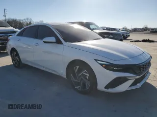 2024 Hyundai Elantra SEL with VIN KMHLS4DG3RU851815, listed as a Copart auction lot 48183375 with 8,776 mi miles and Clean Title. Bid and sale history available at carsss.com. Image 4.