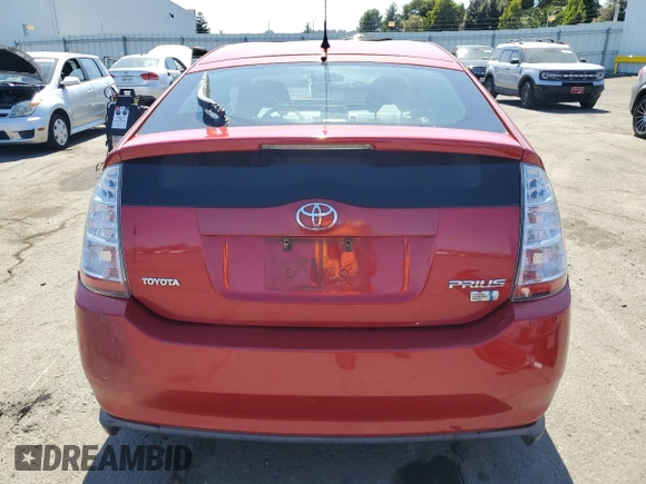 2007 Toyota Prius with VIN JTDKB20U977613382, listed as a Copart auction lot 53869485 with 240,235 mi miles and Salvage Title. Bid and sale history available at carsss.com. Image 6.