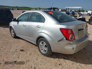 2013 Chevrolet Sonic LT with VIN 1G1JC5SB9D4195899, listed as a IAAI auction lot 42088459 with Not Provided miles and . Bid and sale history available at DreamBid. Image 3.