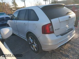 2012 Ford Edge Sport with VIN 2FMDK4AK1CBA84704, listed as a IAAI auction lot 41808555 with 198,000 mi miles. Bid and sale history available at carsss.com. Image 3.