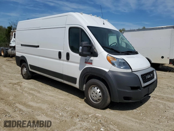 2019 Ram ProMaster Cargo with VIN 3C6TRVDG4KE543649, listed as a Copart auction lot 53811635 with 233,230 mi miles and Clean Title. Bid and sale history available at DreamBid. Image 4.