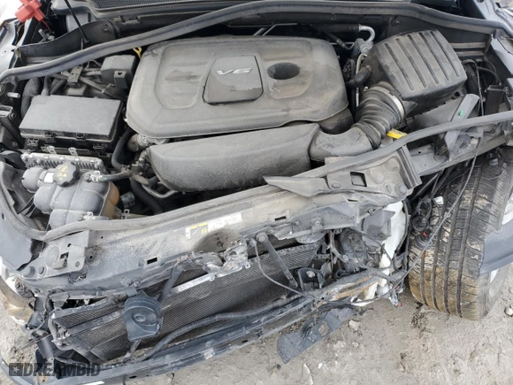 2018 Dodge Durango SXT with VIN 1C4RDJAGXJC143602, listed as a Copart auction lot 44319235 with 123,499 mi miles and Salvage Title. Bid and sale history available at carsss.com. Image 14.