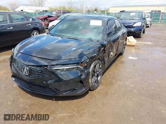 2024 Acura Integra w/A-Spec Package with VIN 19UDE4H36RA001896, listed as a IAAI auction lot 41991485 with 15,723 mi miles and . Bid and sale history available at carsss.com. Image 2.