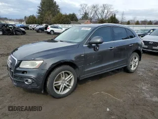 2015 Audi Q5 Premium Plus with VIN WA1DGAFP3FA017072, listed as a Copart auction lot 46908395 with 91,098 mi miles and Salvage Title. Bid and sale history available at carsss.com. Image 1.