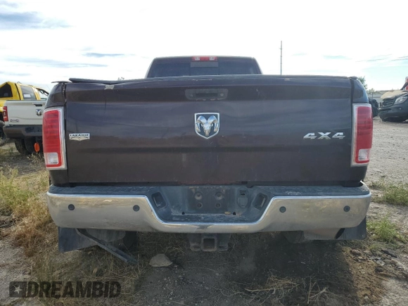 2015 Ram 3500 Laramie with VIN 3C63RRJL6FG688274, listed as a Copart auction lot 71990594 with 157,809 mi miles and Salvage Title. Bid and sale history available at carsss.com. Image 6.