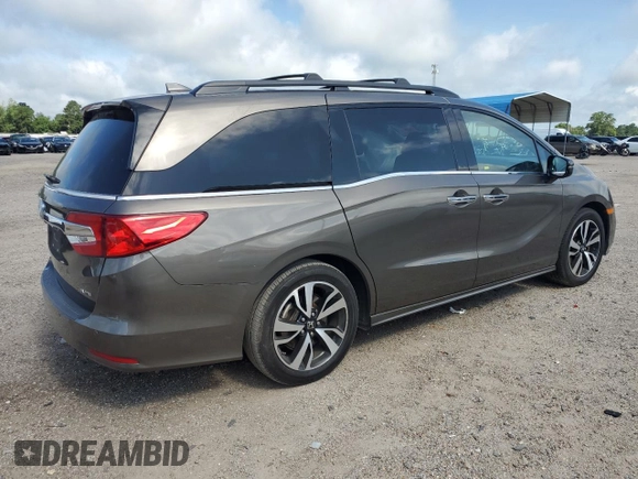 2019 Honda Odyssey Elite z VIN 5FNRL6H90KB027207, wystawiony jako Copart lot #60265905 z przebiegiem 69 313 mil mil oraz Szkoda całkowita • Salvage title. Historia ofert i sprzedaży dostępna na DreamBid. Obrazek 3.