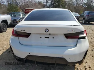 2023 BMW 3 Series 330i xDrive with VIN 3MW89FF06P8D74516, listed as a Copart auction lot 53637205 with 0 mi miles and Clean Title. Bid and sale history available at carsss.com. Image 6.