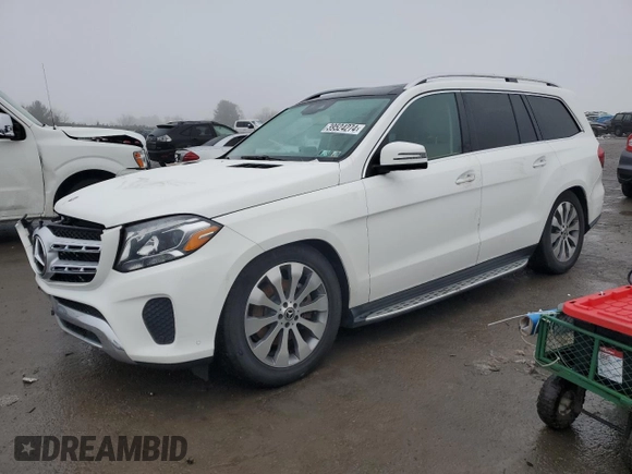 2017 Mercedes-Benz GLS 450 with VIN 4JGDF6EE1HA994750, listed as a Copart auction lot 39524274 with 96,865 mi miles and . Bid and sale history available at DreamBid. Image 1.