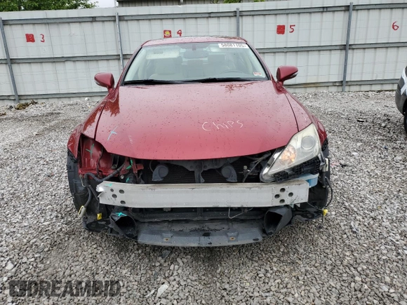 2012 Lexus IS 250 with VIN JTHCF5C20C5053860, listed as a Copart auction lot 58081105 with 114,564 mi miles and Salvage title. Bid and sale history available at DreamBid. Image 5.