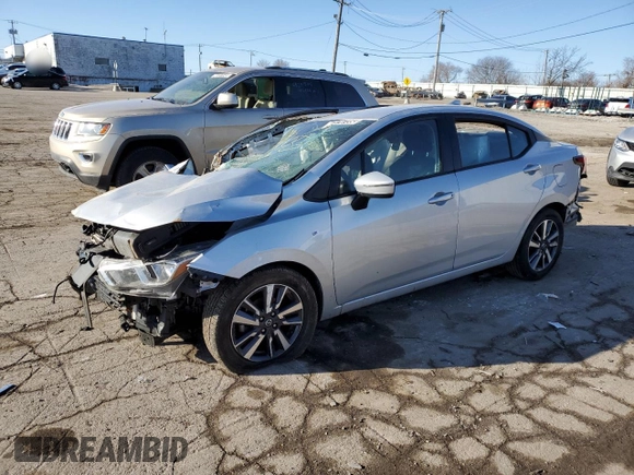 2021 Nissan Versa SV with VIN 3N1CN8EV4ML868189, listed as a Copart auction lot 47574735 with Not Provided miles and Clean Title. Bid and sale history available at carsss.com. Image 1.
