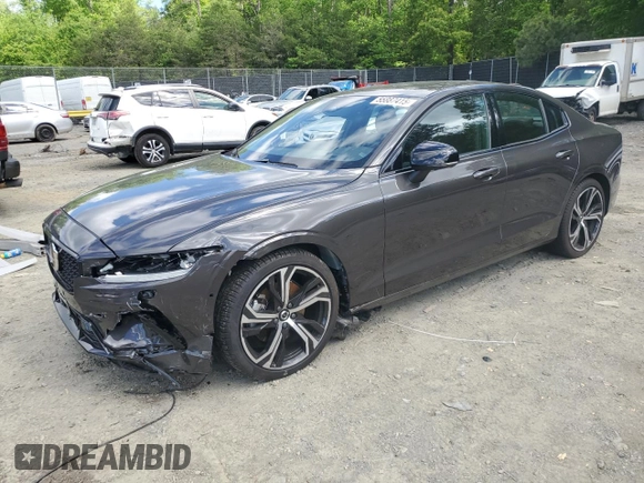2024 Volvo S60 Ultimate Dark Theme with VIN 7JRL12TM4RG313644, listed as a Copart auction lot 55887415 with 10,606 mi miles and Salvage title. Bid and sale history available at DreamBid. Image 1.