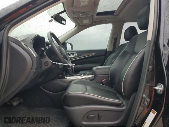 2017 Infiniti QX60 with VIN 5N1DL0MN1HC544592, listed as a Copart auction lot 85887984 with 84,244 mi miles and Salvage Title. Bid and sale history available at carsss.com. Image 7.