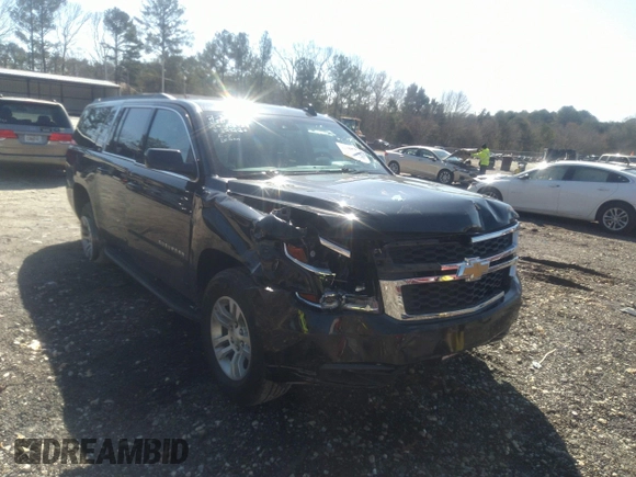 2019 Chevrolet Suburban LT with VIN 1GNSCHKCXKR405939, listed as a IAAI auction lot 41591475 with 106,554 mi miles and . Bid and sale history available at DreamBid. Image 1.
