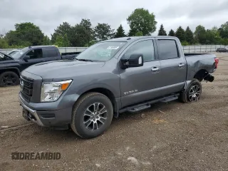 2021 Nissan Titan Pro-4X z VIN 1N6AA1ED7MN521824, wystawiony jako Copart lot #57469005 z przebiegiem 19 777 mil mil oraz Szkoda całkowita • Salvage title. Historia ofert i sprzedaży dostępna na DreamBid. Obrazek 1.