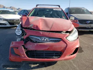2013 Hyundai Accent SE with VIN KMHCU5AE0DU066616, listed as a Copart auction lot 88294815 with 130,987 mi miles and Salvage Title. Bid and sale history available at carsss.com. Image 5.