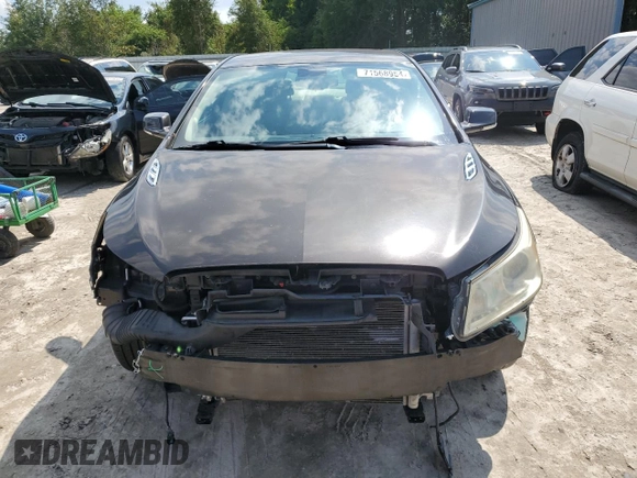 2013 Buick LaCrosse Premium 1 with VIN 1G4GF5E30DF208682, listed as a Copart auction lot 71568954 with 125,640 mi miles and Salvage Title. Bid and sale history available at carsss.com. Image 5.