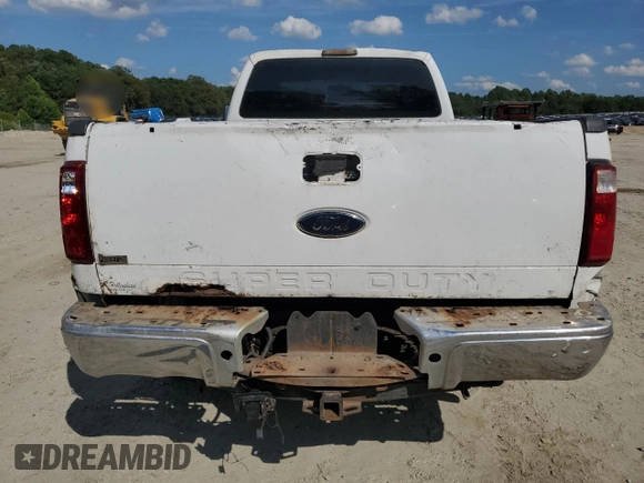 2008 Ford F-250 XL with VIN 1FTSX21598EA73327, listed as a Copart auction lot 61251425 with 216,694 mi miles and Salvage title. Bid and sale history available at DreamBid. Image 6.