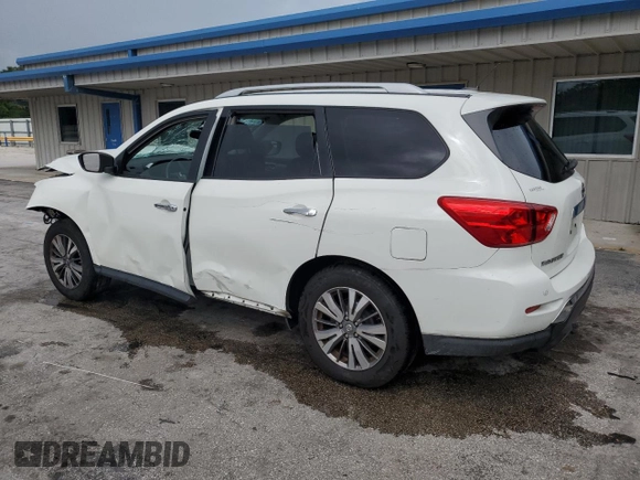 2018 Nissan Pathfinder SV with VIN 5N1DR2MM8JC624480, listed as a Copart auction lot 60147925 with Not provided miles and Non repairable. Bid and sale history available at DreamBid. Image 3.