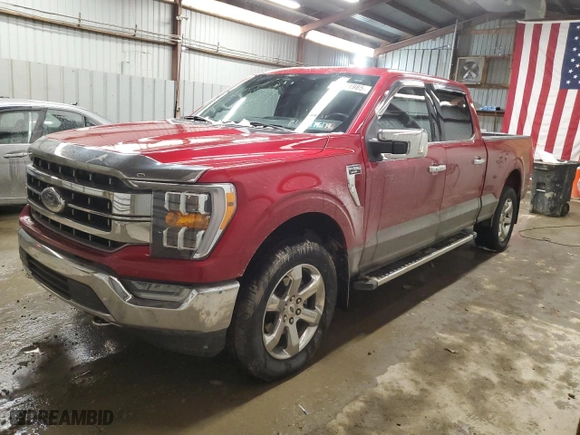 2022 Ford F-150 XL with VIN 1FTFW1E54NKE31536, listed as a Copart auction lot 46271985 with 41,986 mi miles and Salvage Title. Bid and sale history available at carsss.com. Image 1.