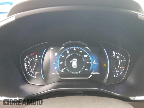 2019 Hyundai Santa Fe Ultimate with VIN 5NMS53AA6KH114767, listed as a Copart auction lot 44411525 with 108,222 mi miles and Salvage Title. Bid and sale history available at carsss.com. Image 9.