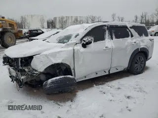 2022 Nissan Pathfinder S with VIN 5N1DR3AC9NC214505, listed as a Copart auction lot 85484804 with 60,227 mi miles and Salvage title. Bid and sale history available at DreamBid. Image 1.