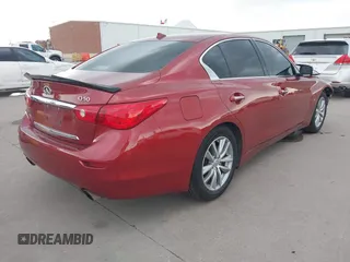 2014 Infiniti Q50 Premium z VIN JN1BV7AP8EM673359, wystawiony jako IAAI lot #42300427 z przebiegiem 118 779 mil mil oraz . Historia ofert i sprzedaży dostępna na DreamBid. Obrazek 4.