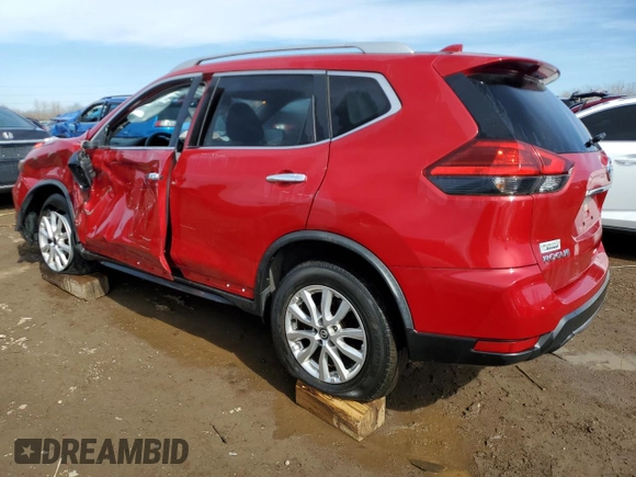 2017 Nissan Rogue S with VIN JN8AT2MV8HW266814, listed as a Copart auction lot 48042345 with 104,747 mi miles and Salvage Title. Bid and sale history available at carsss.com. Image 2.