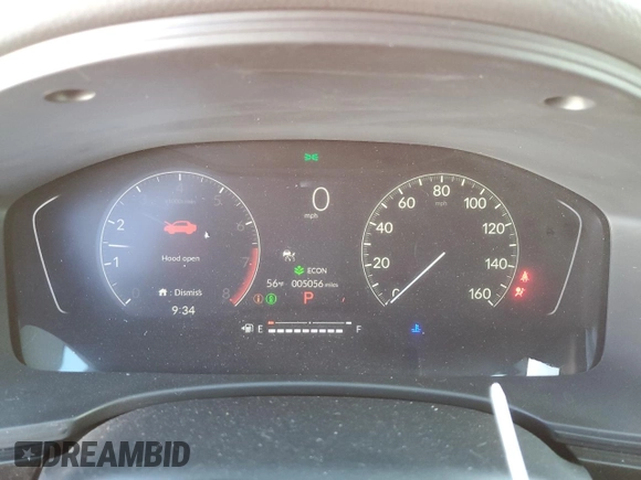2025 Honda Civic Sport with VIN 2HGFE2F51SH510352, listed as a Copart auction lot 49004975 with 5,056 mi miles and Salvage title. Bid and sale history available at DreamBid. Image 9.