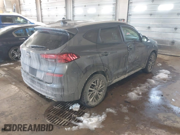 2019 Hyundai Tucson Ultimate with VIN KM8J3CAL0KU063161, listed as a IAAI auction lot 41606894 with 56,037 mi miles. Bid and sale history available at carsss.com. Image 4.