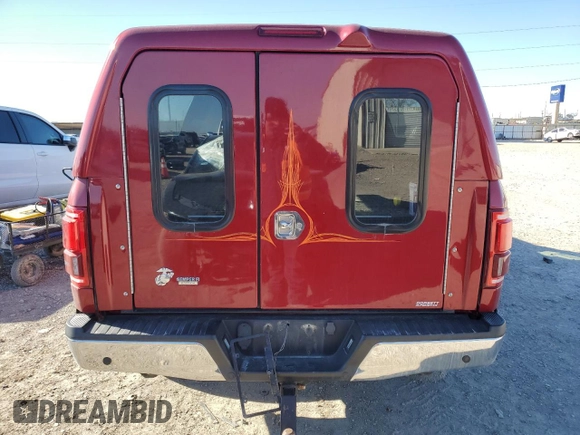 2017 Ford F-150 XL with VIN 1FTFW1EG7HKC03195, listed as a Copart auction lot 41387945 with 135,718 mi miles and Salvage Title. Bid and sale history available at carsss.com. Image 6.