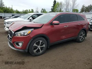 2017 Kia Sorento EX z VIN 5XYPHDA56HG238367, wystawiony jako Copart lot #59361565 z przebiegiem 121 888 mil mil oraz Szkoda całkowita • Salvage title. Historia ofert i sprzedaży dostępna na DreamBid. Obrazek 1.