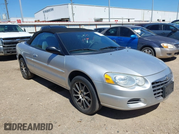 2005 Chrysler Sebring with VIN 1C3EL45RX5N502685, listed as a IAAI auction lot 41764508 with 161,690 mi miles and . Bid and sale history available at DreamBid. Image 1.