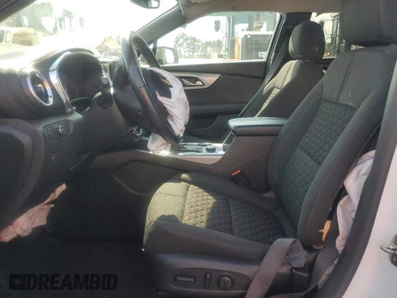 2020 Chevrolet Blazer LT with VIN 3GNKBCRS4LS720401, listed as a Copart auction lot 60222385 with 69,191 mi miles and Salvage title. Bid and sale history available at DreamBid. Image 7.